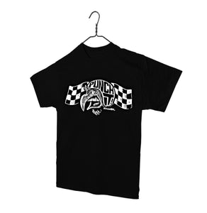 "The Earl Chicken" checker flag short sleeve shirt